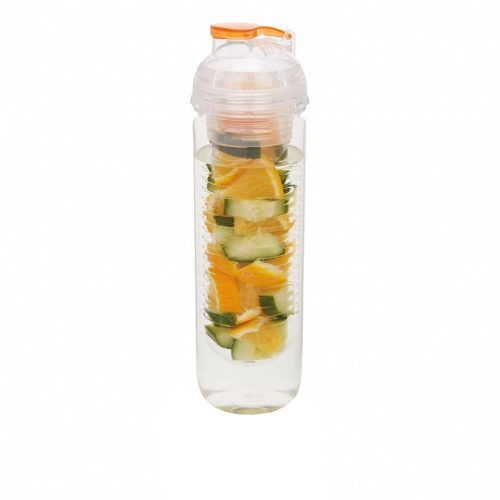 Sticla de apa 500 ml cu infuzor, Everestus, WR, tritan, as, portocaliu