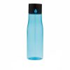 Sticla de apa 600 ml, capac care monitorizeaza consumul de apa, XD, AA, tritan, pp, albastru, breloc inclus