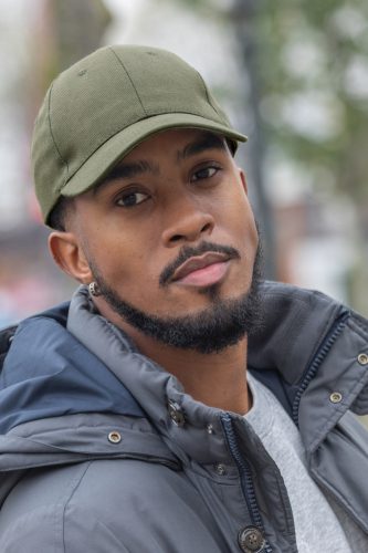 Sapca 6 panele, 21MAR2044, unisex, Ø 18.5 cm, marime universala adulti, Everestus, Bumbac, Verde