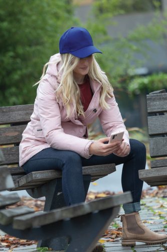 Sapca 5 panele, 21MAR2029, unisex, Ø 18.5 cm, marime universala adulti, Everestus, Bumbac, Albastru