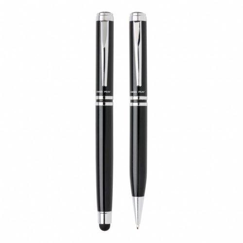 Set pix stylus si pix elegant, Swiss Peak, EE, metal, metal, negru
