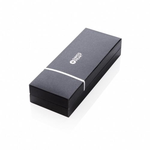 Set 2 pixuri elegante, Swiss Peak, HE, alama, otel, negru