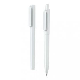   Set instrumente de scris, Everestus, 21AUG203, ABS, Metal, 14.9xØ 1.1 cm, 2 piese, Alb