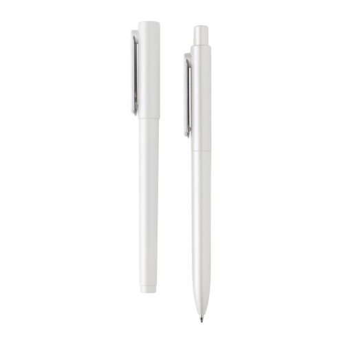 Set instrumente de scris, Everestus, 21AUG203, ABS, Metal, 14.9xØ 1.1 cm, 2 piese, Alb