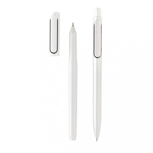Set instrumente de scris, Everestus, 21AUG203, ABS, Metal, 14.9xØ 1.1 cm, 2 piese, Alb