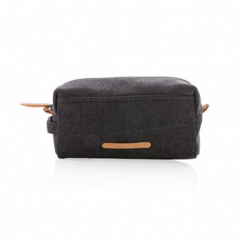 Geanta cosmetice din panza, pvc free, Everestus, CS, pu, negru