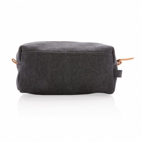 Geanta cosmetice din panza, pvc free, Everestus, CS, pu, negru