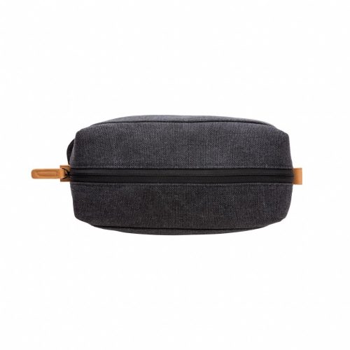 Geanta cosmetice din panza, pvc free, Everestus, CS, pu, negru