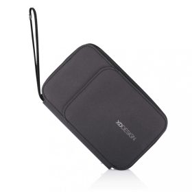   Portofel pentru pasaport, XD, 21AUG132, Poliester, 12.8x2.8x19 cm, Negru