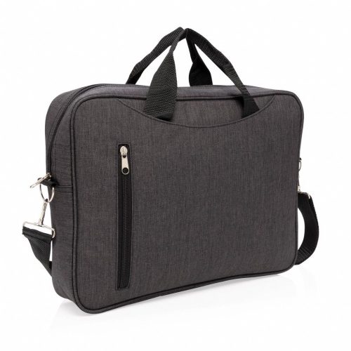 Geanta laptop 15 inch, Everestus, CC, poliester 600D, antracit, saculet de calatorie si eticheta bagaj incluse