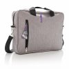Geanta laptop 15 inch, Everestus, CC, poliester 600D, gri, saculet de calatorie si eticheta bagaj incluse