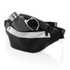 Borseta sport reflectorizanta, Everestus, 21OCT1242, 30 x 6.5 x 12 cm, Plastic, Poliuretan, Negru