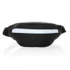 Borseta sport reflectorizanta, Everestus, 21OCT1242, 30 x 6.5 x 12 cm, Plastic, Poliuretan, Negru