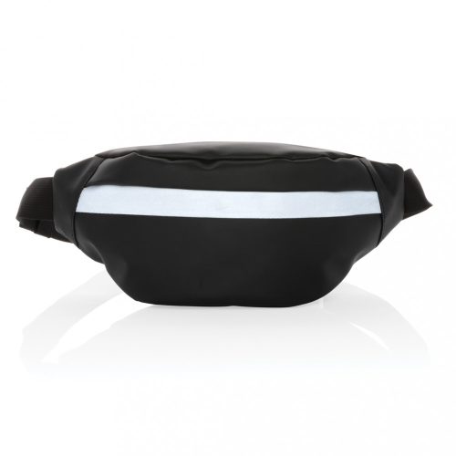 Borseta sport reflectorizanta, Everestus, 21OCT1242, 30 x 6.5 x 12 cm, Plastic, Poliuretan, Negru