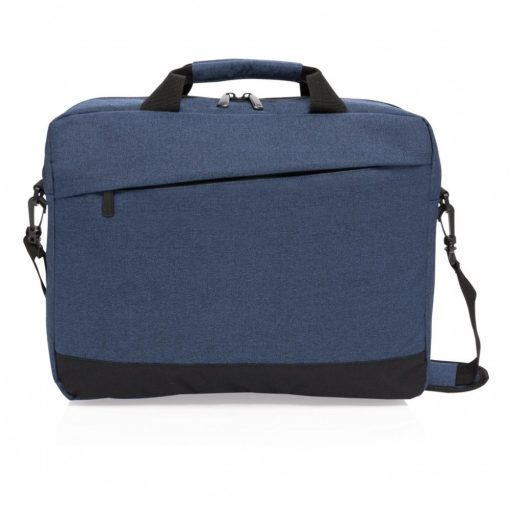 Geanta laptop 15 inch, Everestus, TD, poliester, albastru, saculet de calatorie si eticheta bagaj incluse