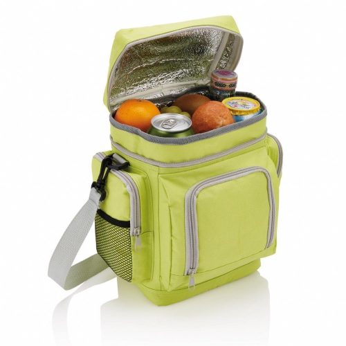 Geanta termoizolanta de voiaj, compartimente multiple, Everestus, DE, poliester 600D, pe, verde