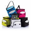 Geanta termoizolanta pliabila pentru mancare si bautura, Everestus, FE, poliester 600D, pe, alb