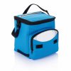 Geanta termoizolanta pliabila pentru mancare si bautura, Everestus, FE, poliester 600D, pe, albastru