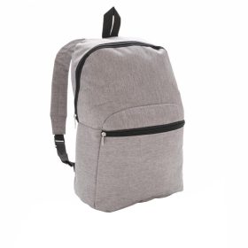   Rucsac clasic, compact si usor, buzunar frontal, Everestus, CC, poliester 600D, gri
