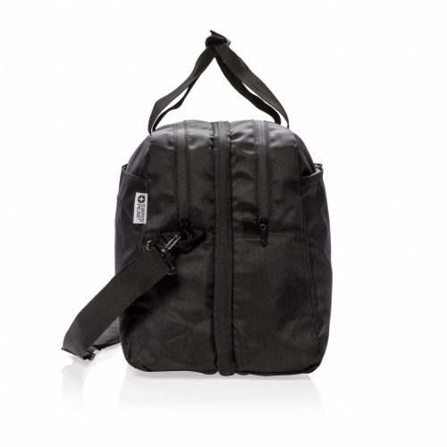 Geanta RFID, compartiment laptop 15.6 inch, 2 buzunare frontale, Swiss Peak, RD, poliester, negru