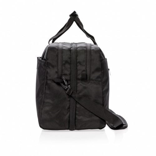 Geanta RFID, compartiment laptop 15.6 inch, 2 buzunare frontale, Swiss Peak, RD, poliester, negru