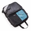Geanta RFID, compartiment laptop 15.6 inch, 2 buzunare frontale, Swiss Peak, RD, poliester, negru