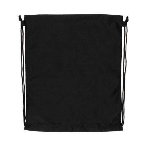 Saculet cu snur, Everestus, 21OCT0257, 36 x 0.1 x 44 cm, Poliester, Negru