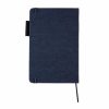 Agenda A5 cu coperta denim, 160 pagini, Everestus, DM, bumbac, hartie, albastru navy