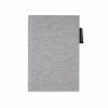 Agenda A5 160 pagini, coperta tare din material textil, Everestus, JY, poliester, hartie, gri