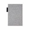 Agenda A5 160 pagini, coperta tare din material textil, Everestus, JY, poliester, hartie, gri