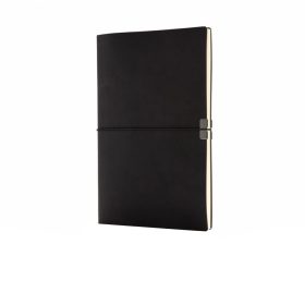   Agenda A5 deluxe cu coperta moale flexibila, Swiss Peak, JU031, poliuretan, negru