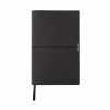Agenda A5 deluxe cu coperta moale flexibila, Swiss Peak, JU031, poliuretan, negru