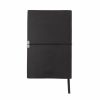 Agenda A5 deluxe cu coperta moale flexibila, Swiss Peak, JU031, poliuretan, negru