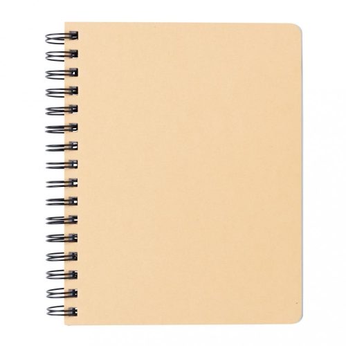 Agenda A5, cu biletele adezive si coperta cu spirala, Everestus, 20IAN376, Hartie, Negru