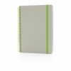 Agenda A5, dictando, coperta cu spirala si elastic, 160 pagini, Everestus, 9IA19257, PVC, Verde