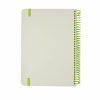 Agenda A5, dictando, coperta cu spirala si elastic, 160 pagini, Everestus, 9IA19257, PVC, Verde