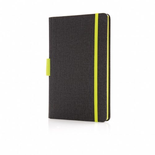 Agenda A5 deluxe cu suport de pix, Everestus, JU023, poliuretan, verde