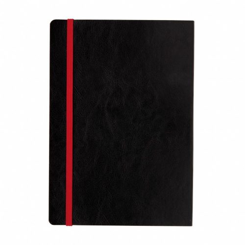 Agenda A5, 180 pagini, coperta moale cu elastic, Everestus, 9IA19252, Hartie, Poliuretan, Rosu