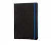 Agenda A5, 180 pagini, coperta moale cu elastic, Everestus, 9IA19249, Hartie, Poliuretan, Albastru