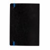 Agenda A5, 180 pagini, coperta moale cu elastic, Everestus, 9IA19249, Hartie, Poliuretan, Albastru