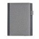 Agenda A5 coperta magnetica, suport pix si 3 locuri de carduri, 128 pagini, Everestus, DE, pu, hartie, gri