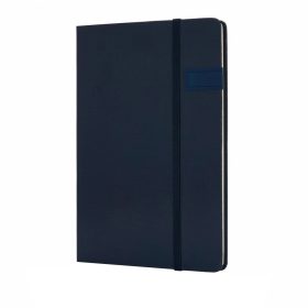   Agenda A5 cu memorie usb 4GB inclusa, coperta tare, 160 pagini, Everestus, DA, hartie, albastru navy