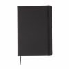 Agenda A5 standard cu coperta tare PU, 144 pagini, Everestus, SD, hartie, negru