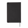 Agenda A5 standard cu coperta tare PU, 144 pagini, Everestus, SD, hartie, negru