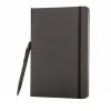 Agenda A5 standard cu pix stylus, 144 pagini, Everestus, SS, hartie, negru