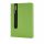 Agenda A5 coperta tare PU standard si pix metalic stylus, Everestus, SD, hartie, otel inoxidabil, verde