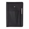 Set agenda si pix, coperta poliester 1680D si 600D, 192 pagini detasabile, Swiss Peak, RE, pu, negru