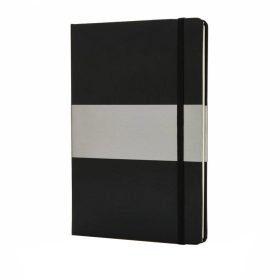   Agenda 160 pagini A5, coperta tare, Everestus, DE, hartie, poliester, negru