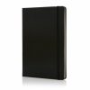 Agenda 160 pagini A5, coperta tare, Everestus, DE, hartie, poliester, negru