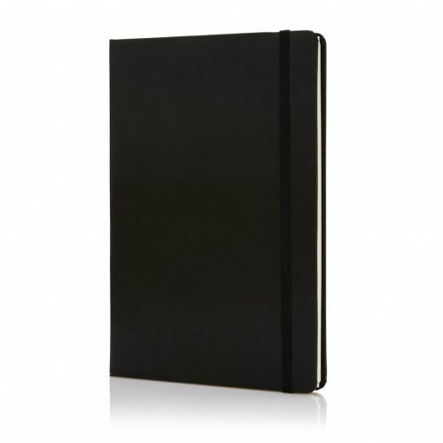 Agenda 160 pagini A5, coperta tare, Everestus, DE, hartie, poliester, negru